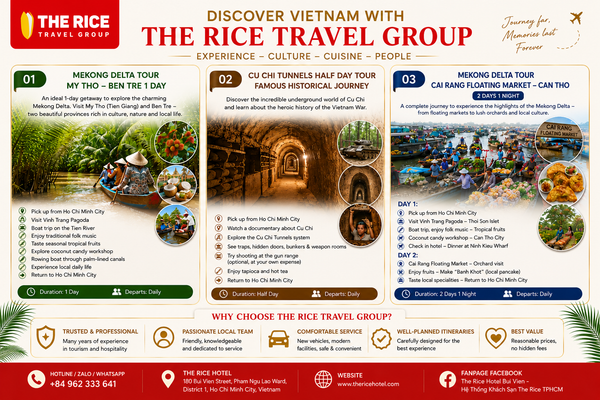 The Rice Hotel & Travel Group – Ho Chi Minh City's Premier Destination for Accommodation and Travel
