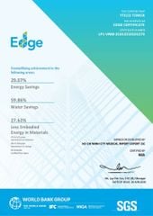 Yteco Tower chính thức đạt chứng chỉ EDGE