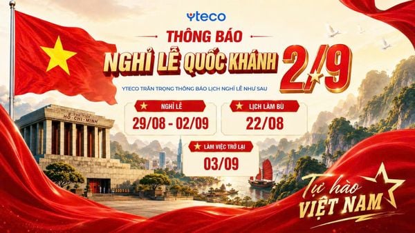 THÔNG BÁO NGHỈ LỄ QUỐC KHÁNH 2/9