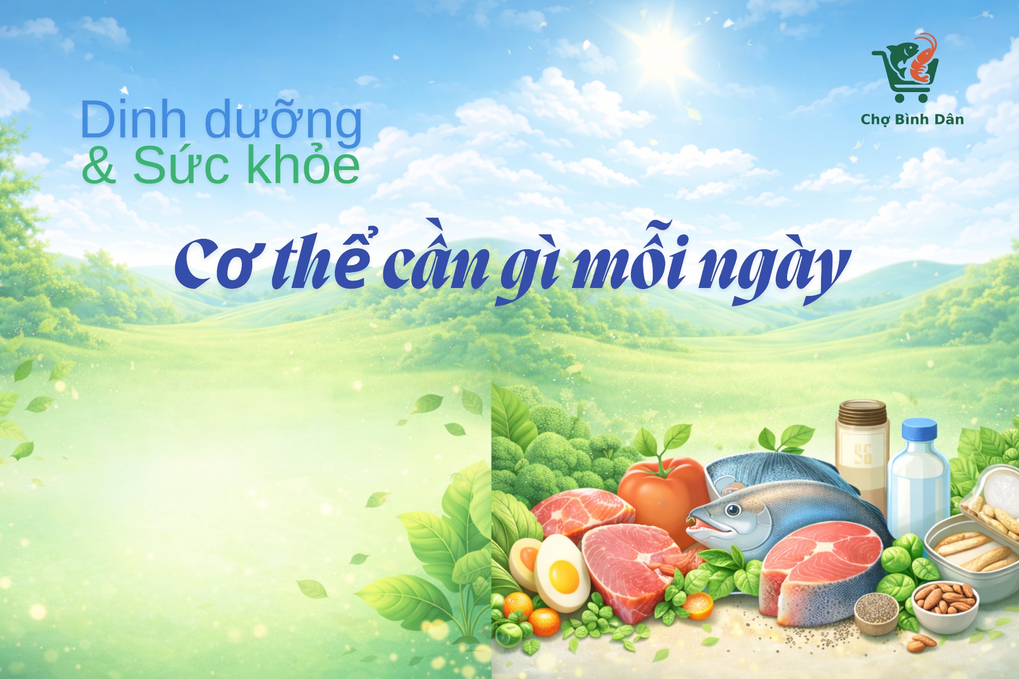 Cơ thể cần gì mỗi ngày?