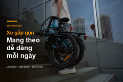 Xe đạp trợ lực điện gấp gọn: giải pháp linh hoạt cho nhịp sống đô thị