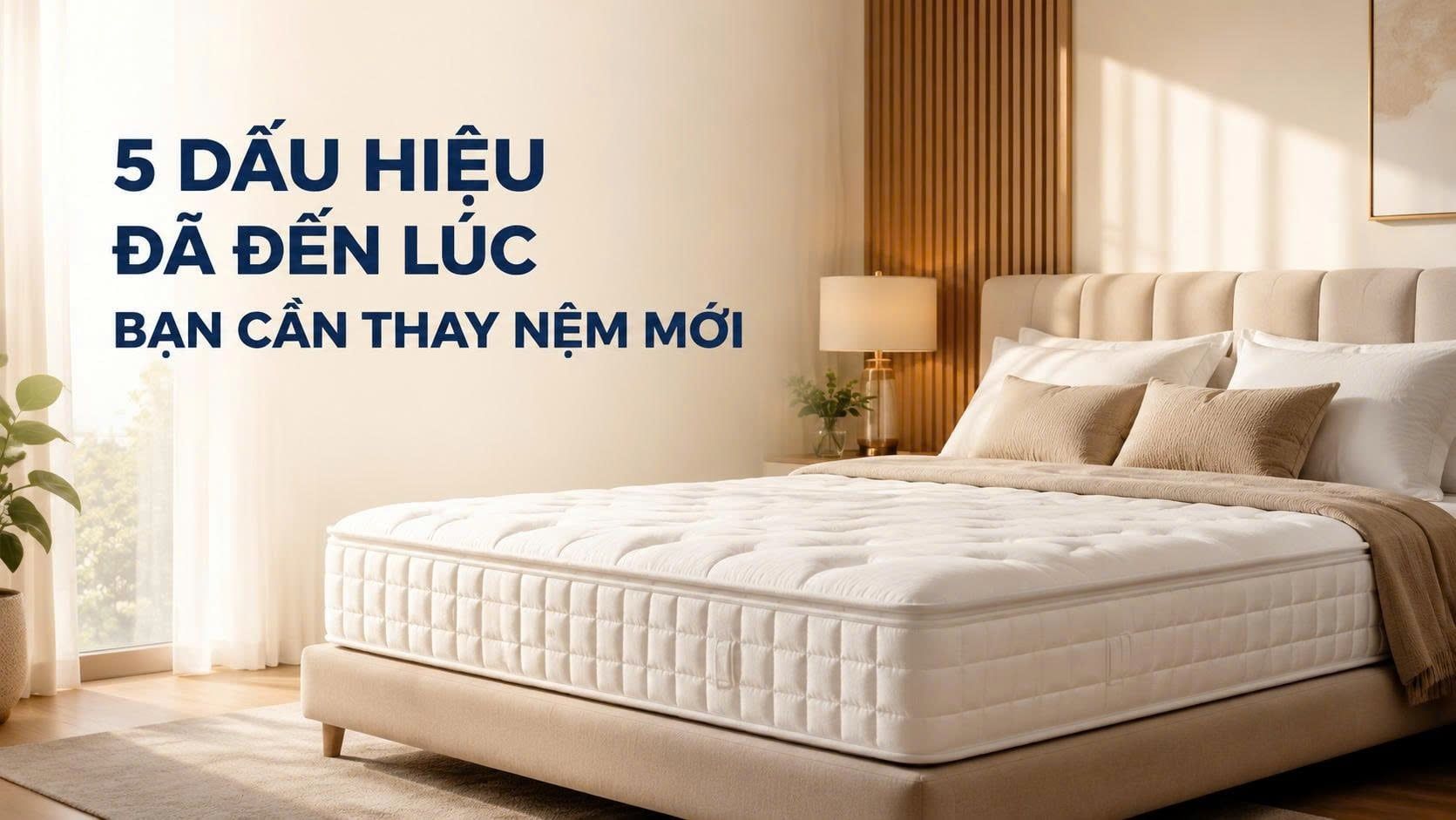 Tại sao bạn nên thay nệm mới?