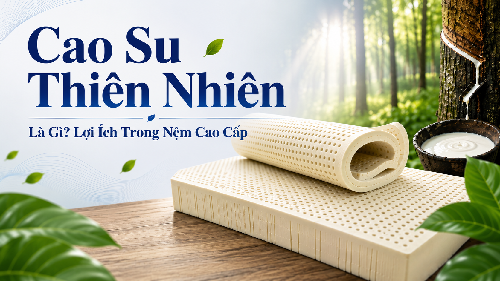 Cao Su Thiên Nhiên Là Gì? Lợi Ích Trong Nệm Cao Cấp