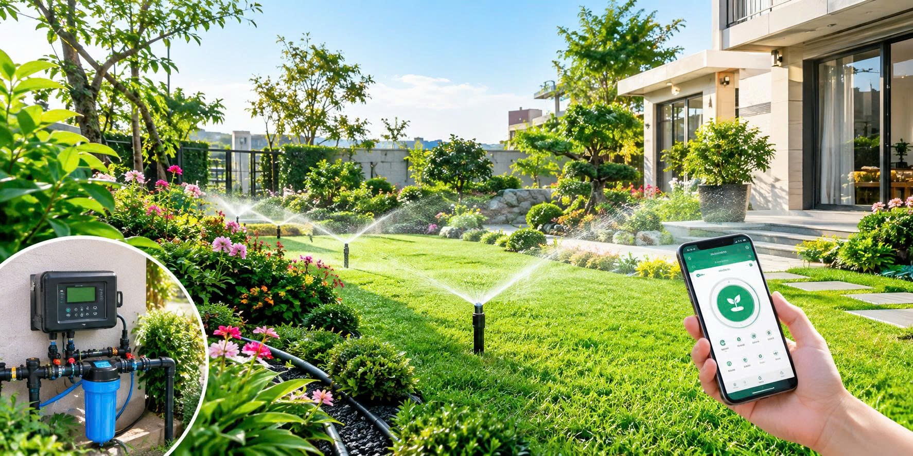 Dịch vụ tưới cây tự động tại phường Dương Nội Hiệu Quả