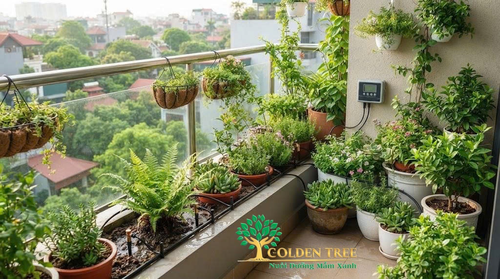 Hệ thống tưới cây tự động tại phường Bạch Mai Trọn Gói