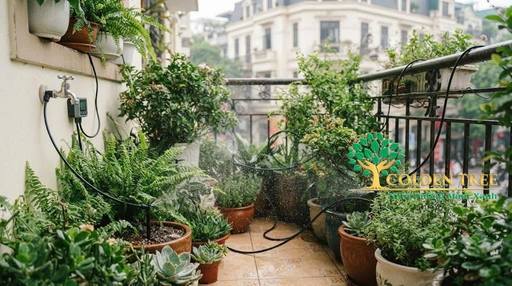 Hệ thống tưới cây tự động tại phường Hoàn Kiếm | Lắp đặt nhanh