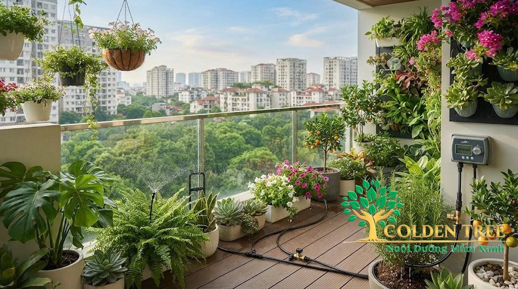 Hệ thống tưới cây tự động tại phường Hoàng Liệt | Lắp đặt nhanh 24/7