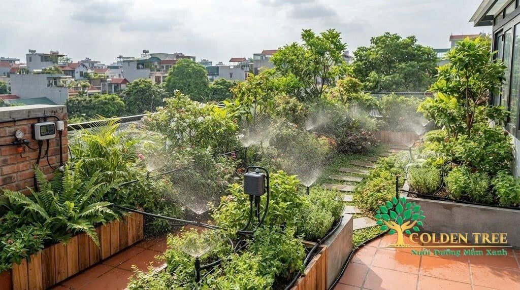Hệ thống tưới cây tự động tại phường Tương Mai giá tốt
