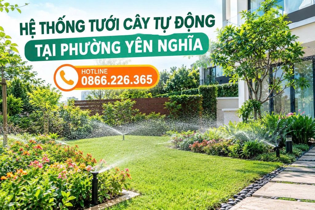 Hệ thống tưới cây tự động tại phường Yên Nghĩa giá tốt