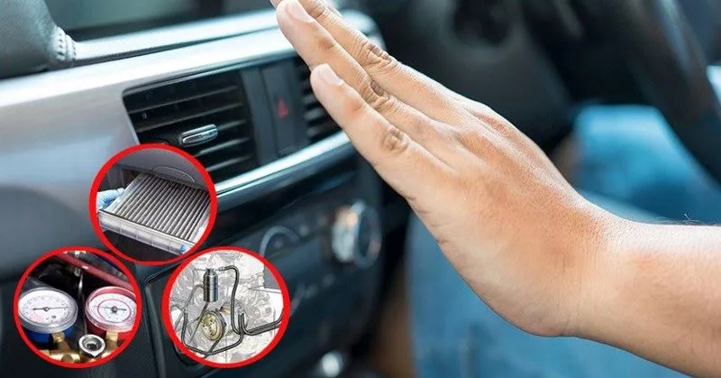 Nguyên nhân điều hòa ô tô thổi ra khí nóng và cách xử lý