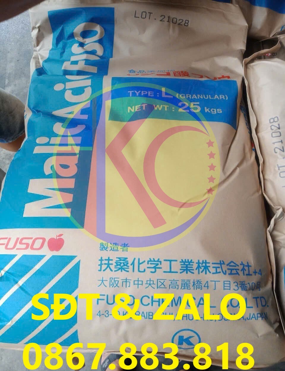 Mua bán Hóa chất Acid Malic (L-Malic Acid) Nhật Bản Chất Lượng Cao