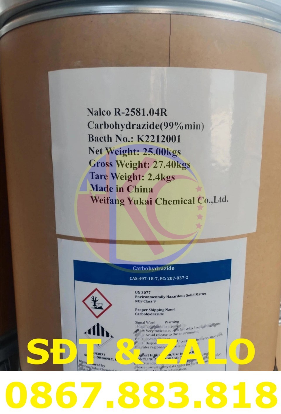 Mua Bán Hóa Chất Carbohydrazide (CH6N4O) - Carbohydrazid