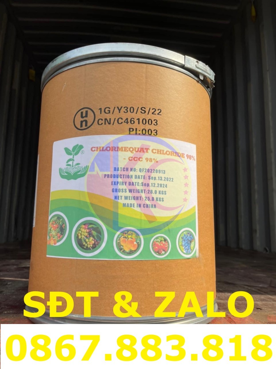 Mua Bán Chlormequat Chloride (C5H13Cl2N) - Clormequat Clorua
