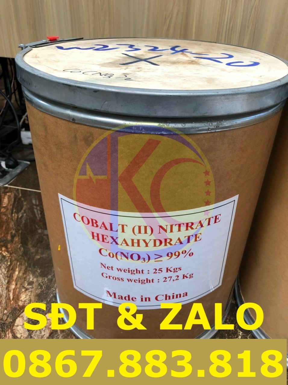 Mua Bán Cobalt Nitrate (Co(NO3)2) - Cobalt Nitrat