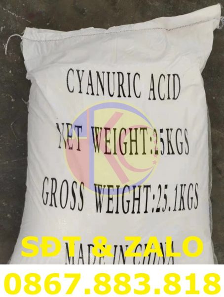 Mua Bán Cyanuric Acid (C3H3N3O3) - Axit Cyanuric