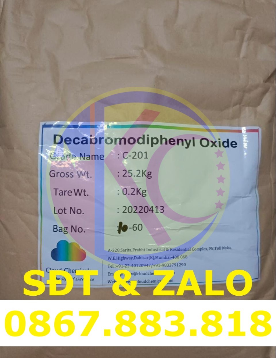 Mua Bán Decabromodiphenyl Oxide (DBDPO) - Chất Chống Cháy