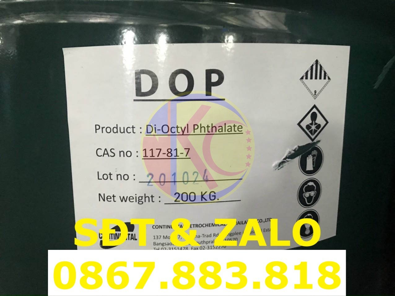 Mua Bán Di Octyl Phthalate (DOP) - Dioctyl Phthalate