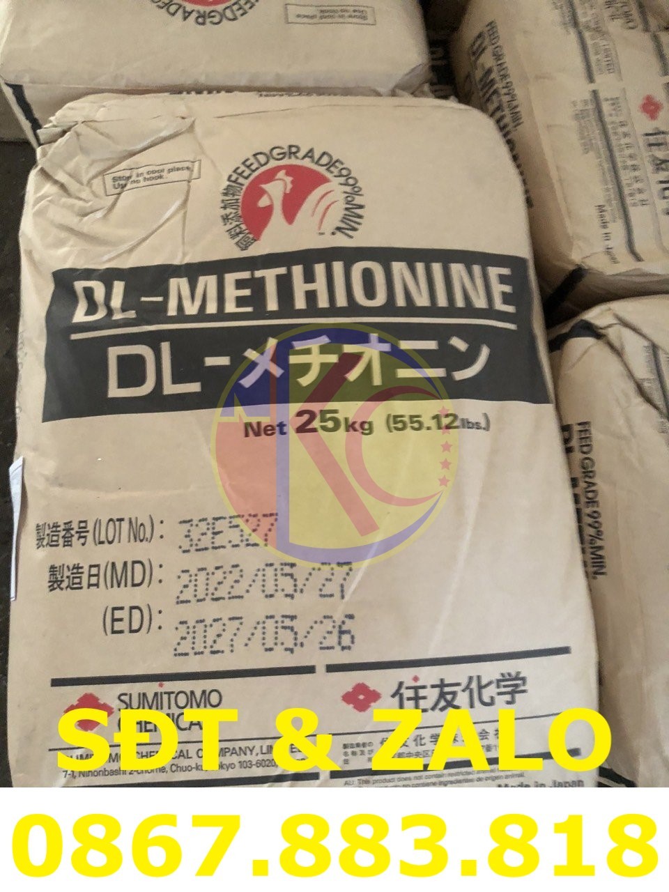 Mua Bán DL-Methionine (C5H11NO2S) - DL-Methionin