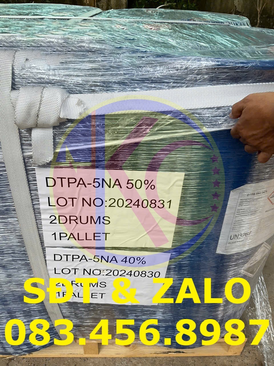 Mua Bán DTPA 5Na (C14H18N3Na5O10) - Pentanatri DTPA