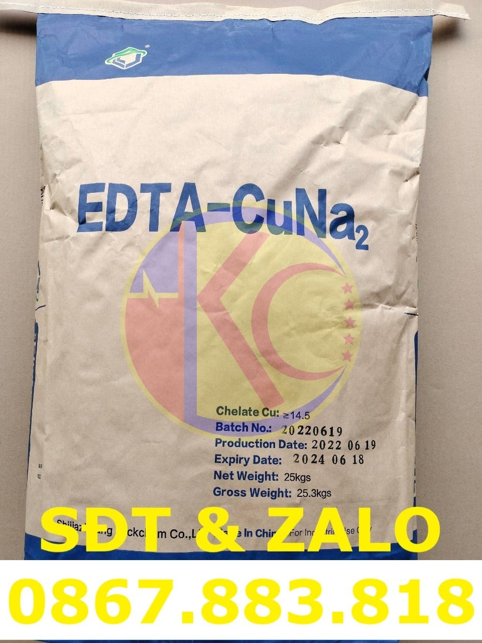 Mua Bán EDTA Cu (C10H12CuN2O8) - Copper EDTA