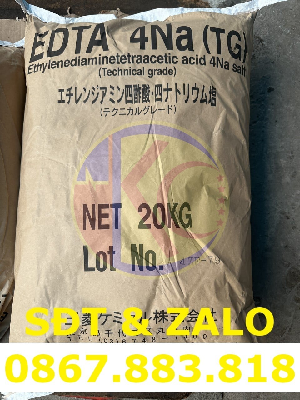 Mua Bán EDTA 4Na (C10H12N2Na4O8) - Tetrasodium EDTA