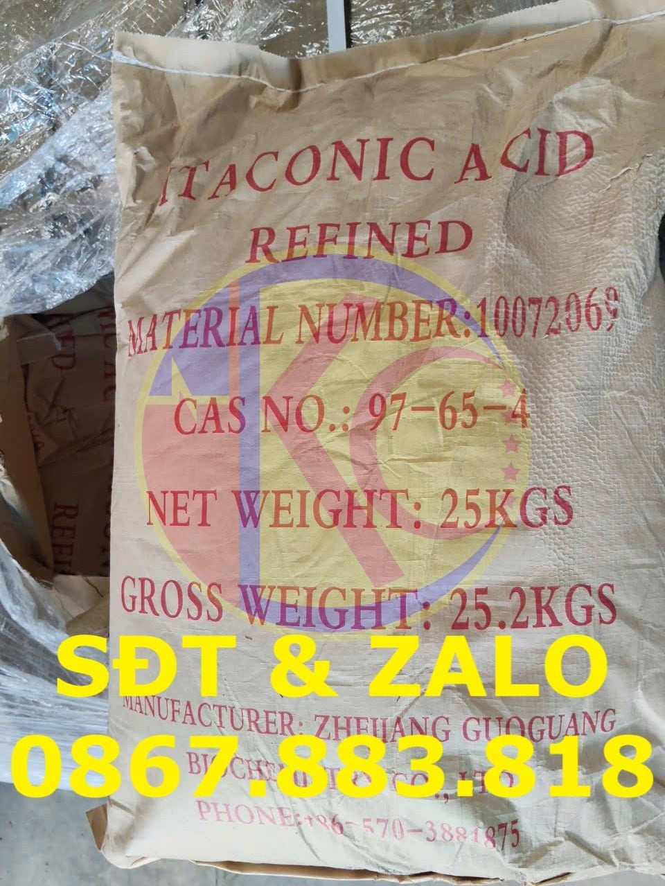 Mua Bán Itaconic Acid (C5H6O4) - Axit Itaconic