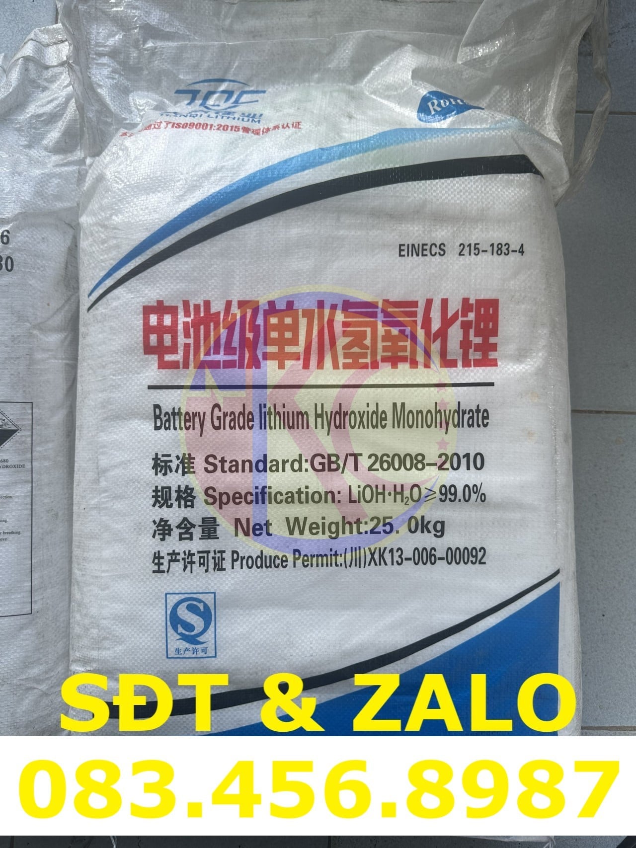 Mua Bán Lithium Hydroxide (LiOH) - Liti Hydroxit