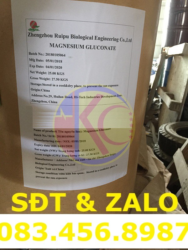 Mua bán Magnesium Gluconate (C12H22MgO14) - Magie Gluconat