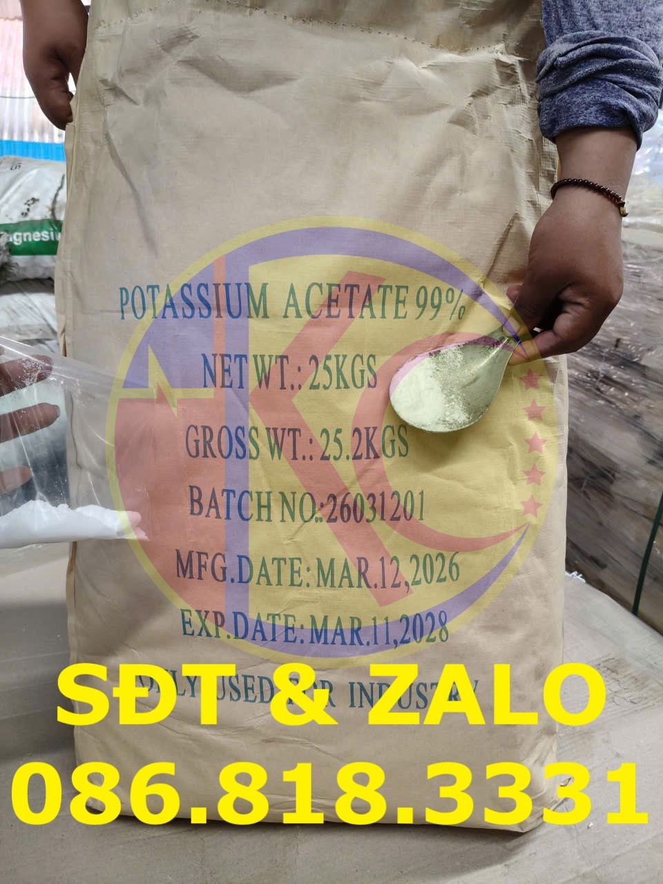 Mua Bán Hóa Chất Potassium Acetate (CH2COOK) – Kali Acetat