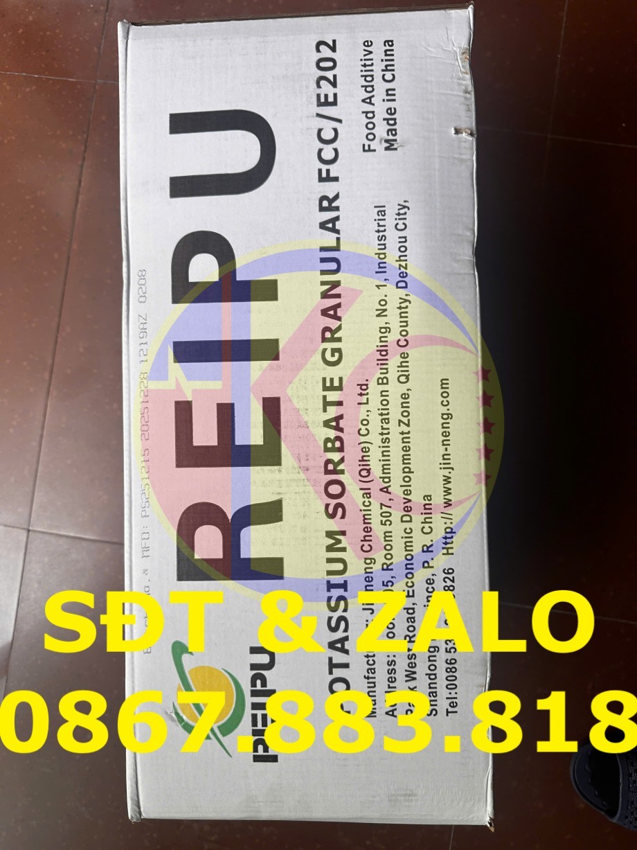 Mua bán hóa chất Potassium Sorbate (C6H7KO2) – Kali Sorbat