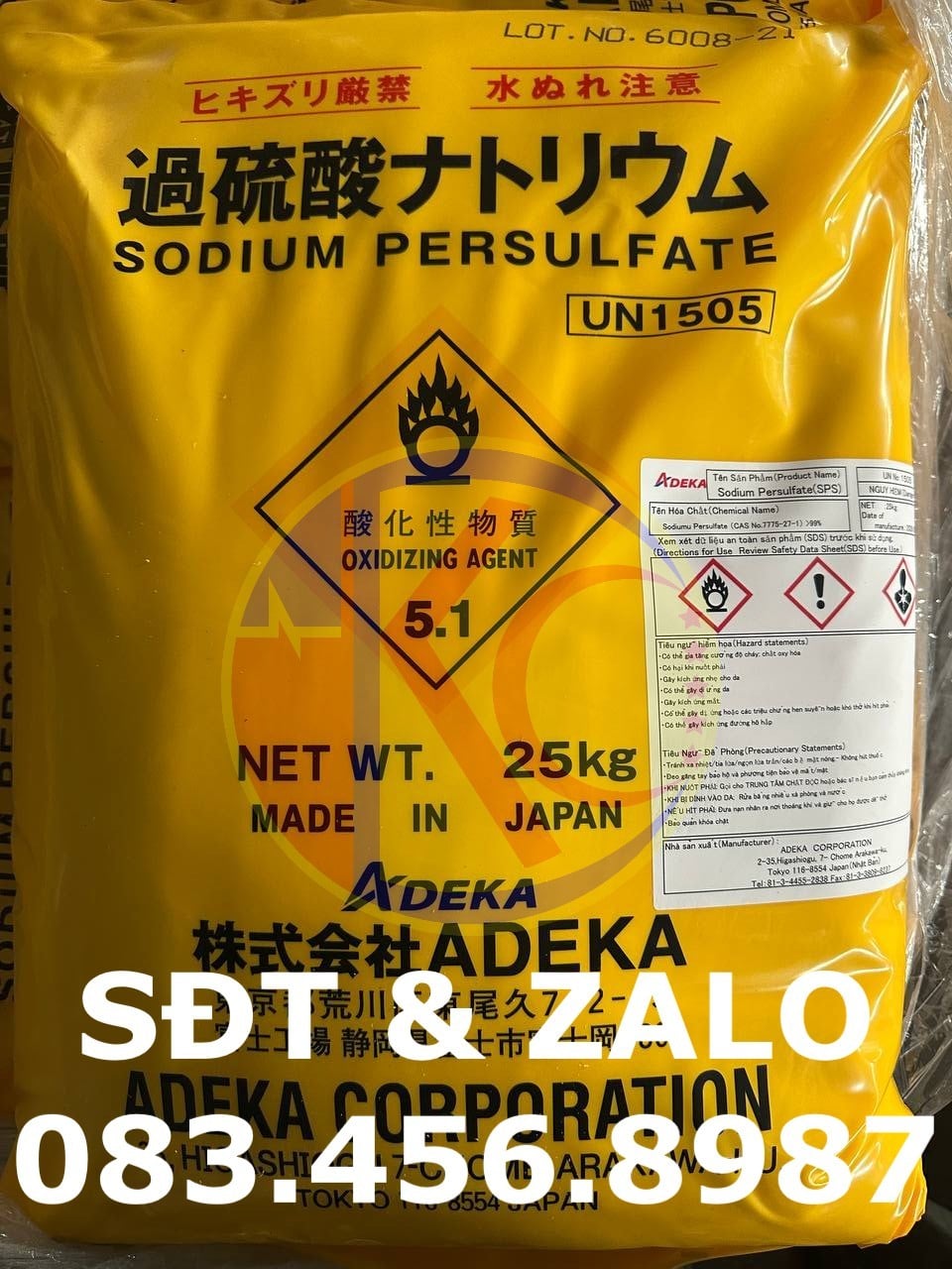 Mua Bán Sodium Persulfate (Na2S2O8) - Natri Persulfat