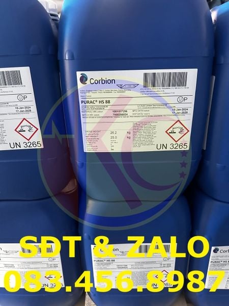 Lactic Acid (C3H6O3) - Axit Lactic dạng lỏng