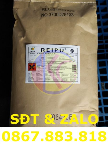 Hóa Chất Sorbic Acid (C6H8O2) – Axit Sorbic