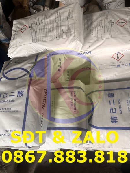 Hóa Chất Adipic Acid (C6H10O4) - Axit Adipic