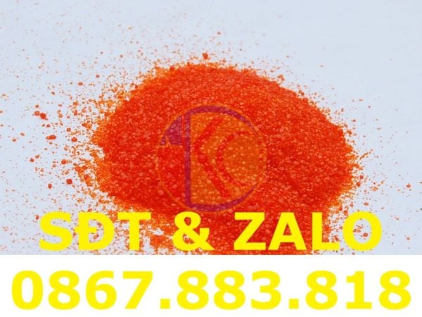 Ammonium Dichromate (NH4)2Cr2O7 dạng tinh thể màu cam đỏ