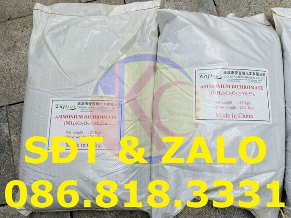 mua bán Ammonium Dichromate ((NH4)2Cr2O7)