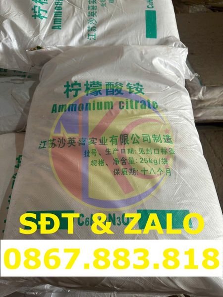 Mua Bán Hóa Chất Ammonium Citrate – Amoni Citrat