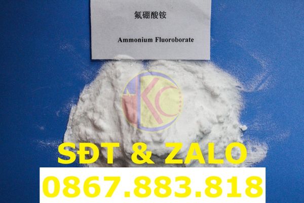 Ammonium Fluoroborate NH4BF4 dạng tinh thể màu trắng