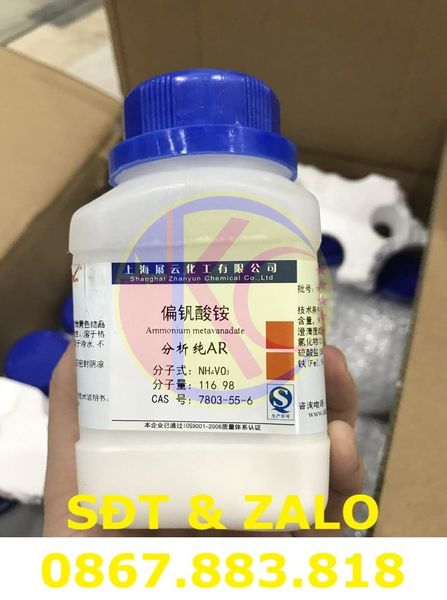 Ammonium Metavanadate dùng sản xuất chất xúc tác