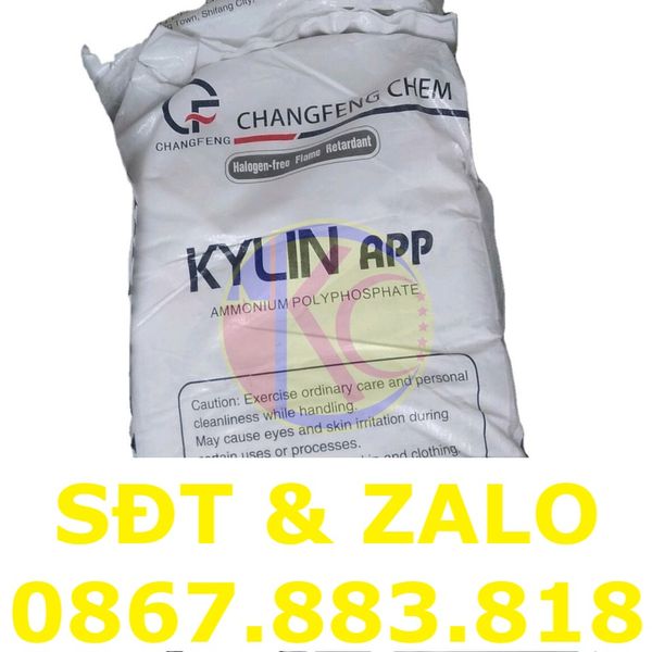 Ammonium Polyphosphate (APP) dạng bột màu trắng