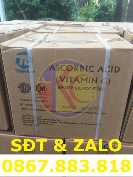 Ascorbic Acid (C6H8O6) - Axit Ascorbic (Vitamin C)