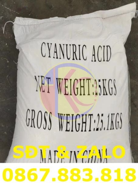 Cyanuric Acid (C3H3N3O3) - Axit Cyanuric