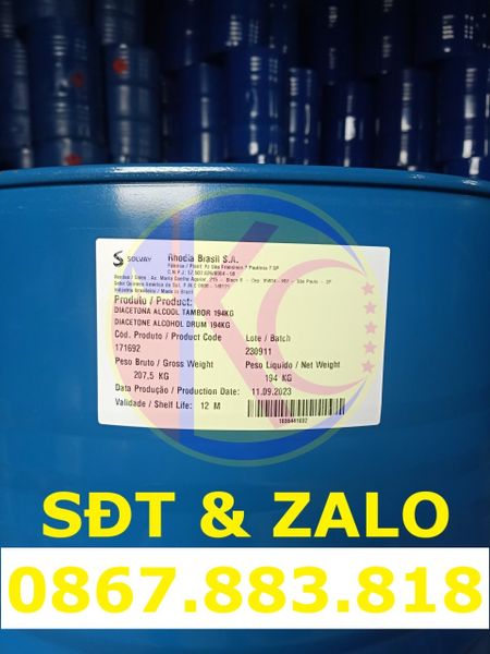 DiAcetone Alcohol (DAA) - C6H12O2