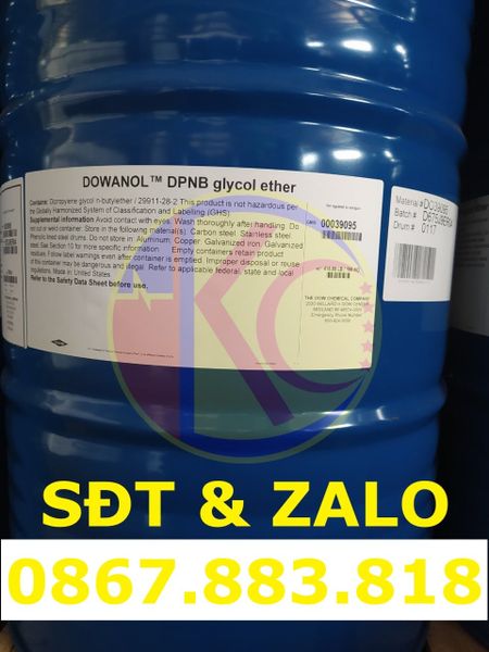 Dipropylene Glycol Butyl Ether DPnB dạng chất lỏng