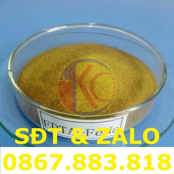 EDTA Fe C10H12FeN2NaO8 dạng bột màu vàng