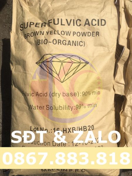 Fulvic Acid (C14H12O8) - Axit Fulvic
