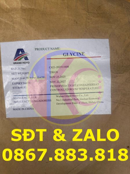 Glycine (C₂H₅NO₂) - Glyxin
