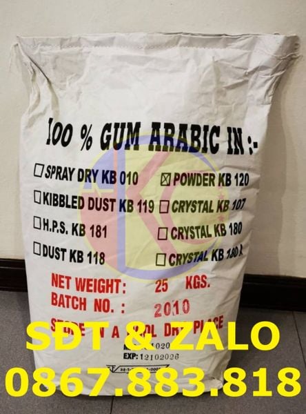 Gum Arabic (C6H10O5)n - Gôm Arabic
