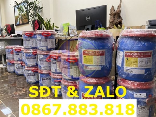 Iodine nguyên tố dùng trong sản xuất hóa chất