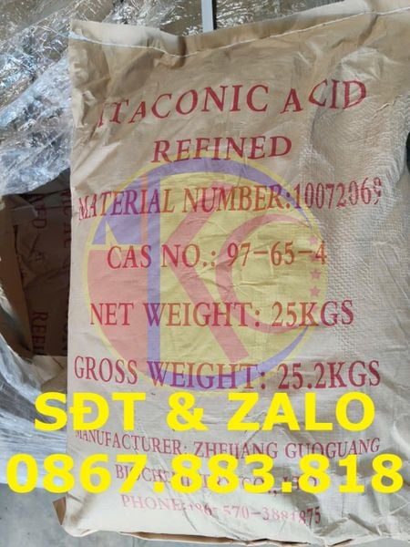 Mua Bán Itaconic Acid (C5H6O4) - Axit Itaconic